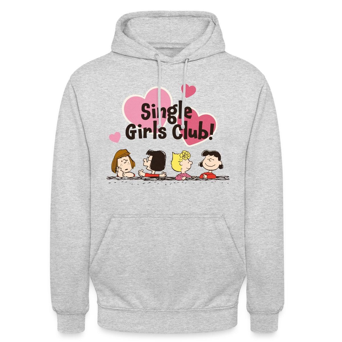 Spreadshirt Hoodie Peanuts Single Girls Club Lucy & Ihre Freundinnen Unisex Hoodie (1-tlg)