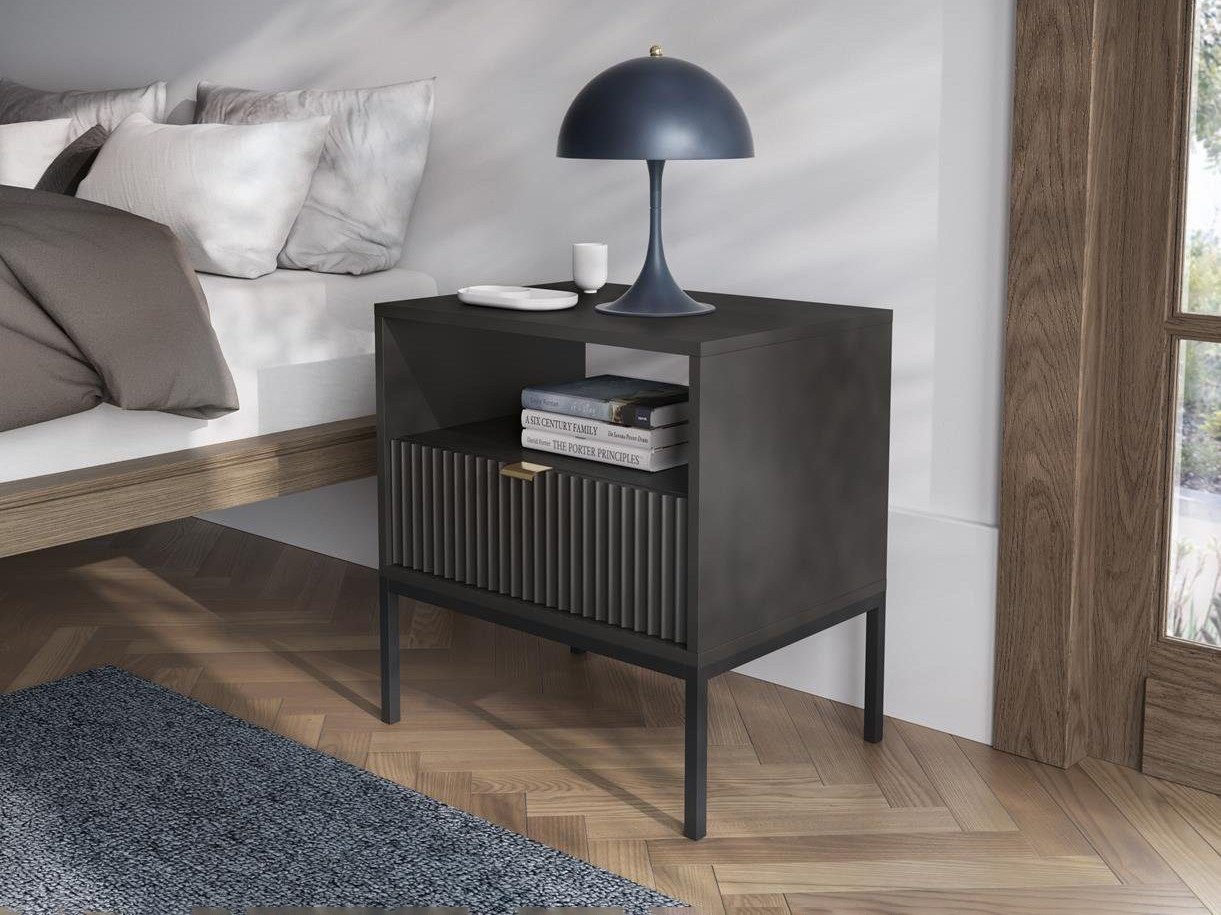 Beautysofa Nachttisch Novia (mit Schublade, Nachtschrank günstig online kaufen