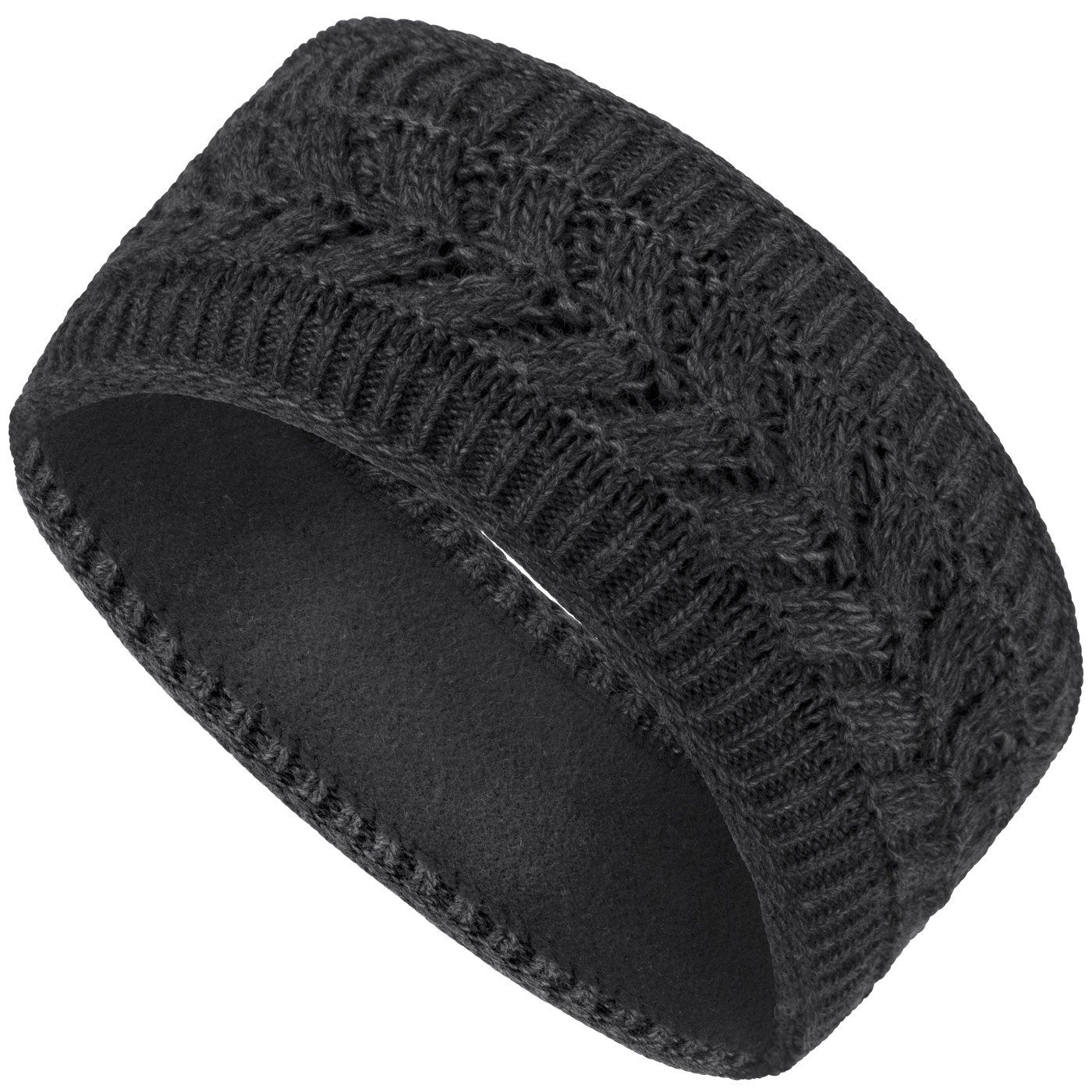 compagno Stirnband (1-St) Stirnband gefüttert Damen Ohrenschützer Band Kopfband Winter