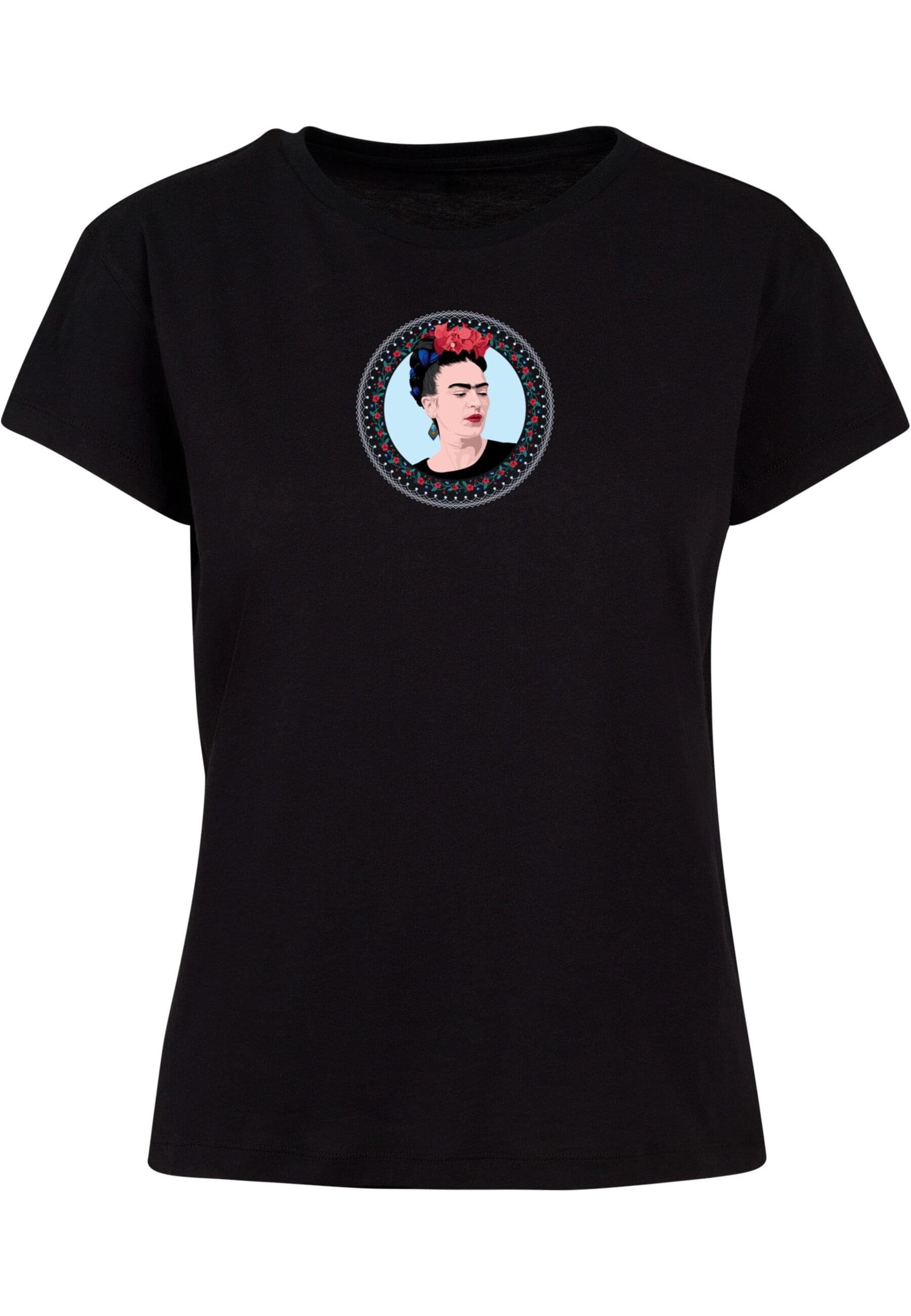 Merchcode T-Shirt Merchcode Damen Ladies Frida Kahlo - Round Box Tee (1-tlg)