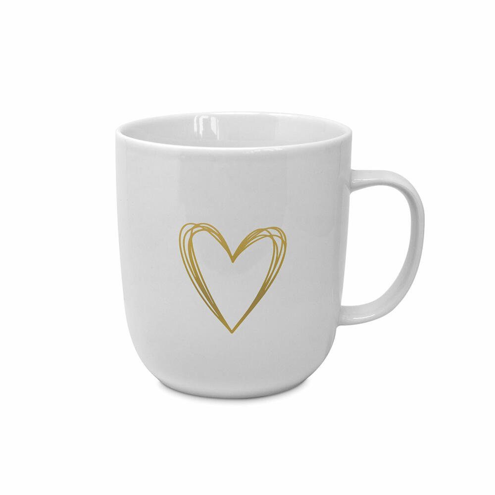 Tasse Pure Heart gold Single Mug 400 ml
