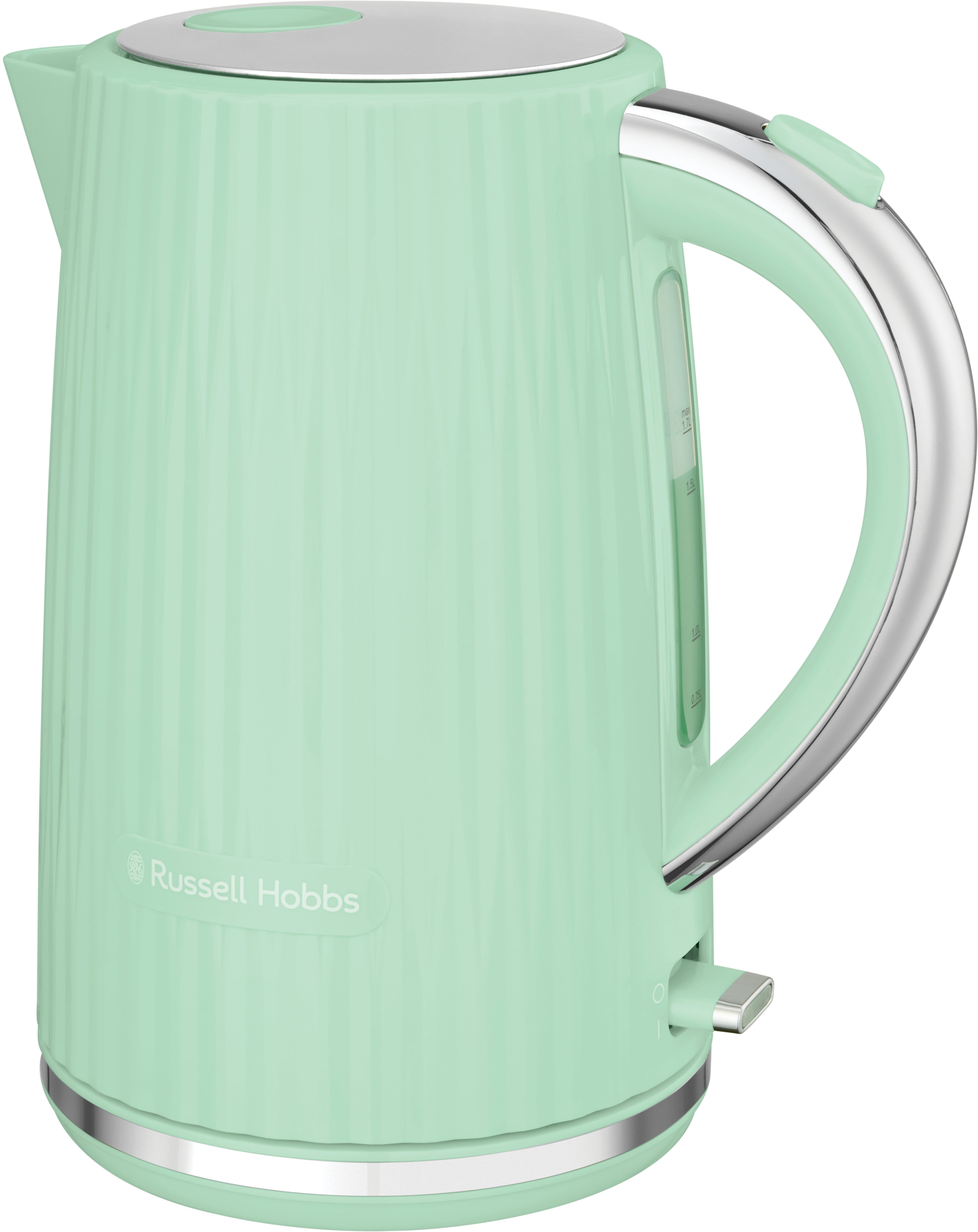 RUSSELL HOBBS Wasserkocher Eden 27364-70 Pistazie, 1,7 l, 2400 W, Edelstahlakzente, herausnehmbarer Kalkfilter