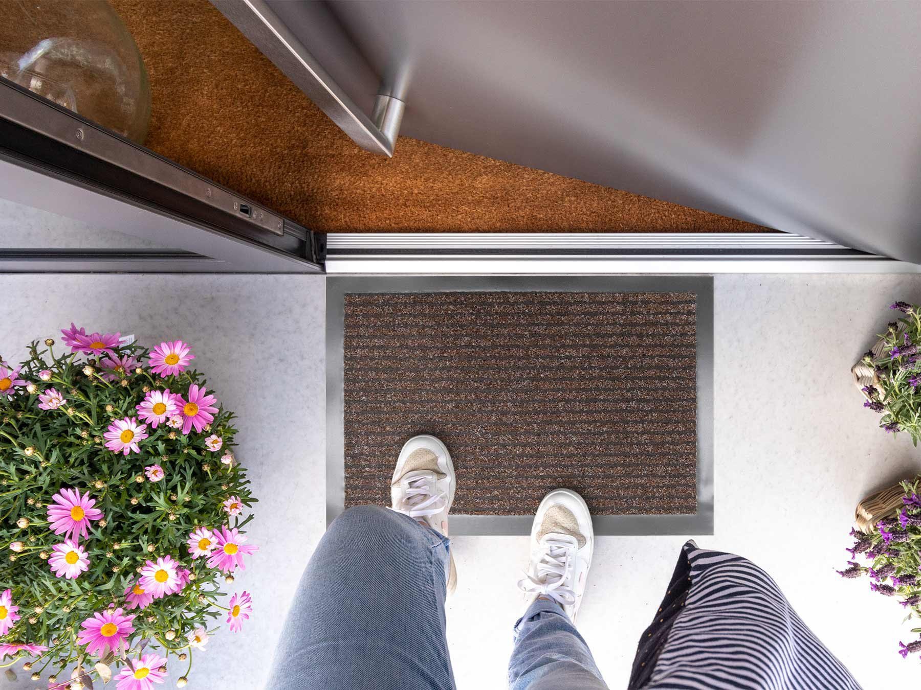 Primaflor-Ideen in Textil Fußmatte "OSLO" rechteckig 8 mm Höhe Schmutzfangm günstig online kaufen