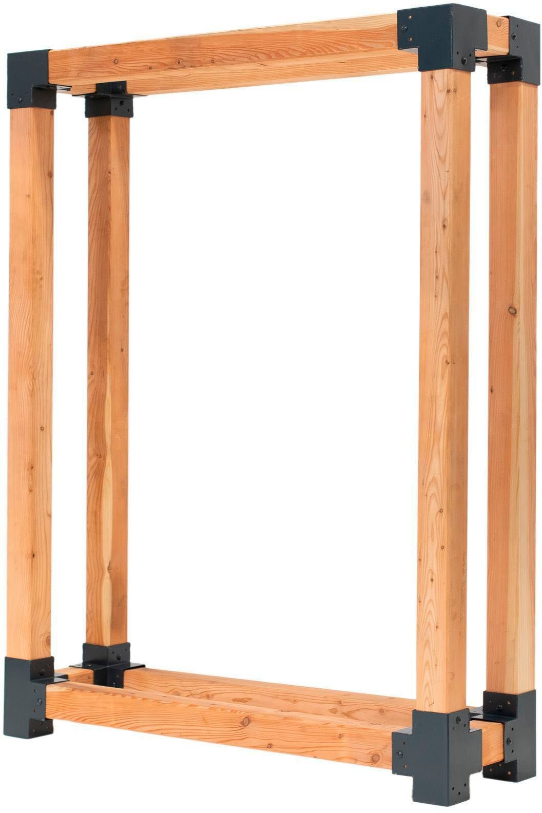 WESTMANN Kaminholzregal Michel XL, BxTxH:138x40x180 cm