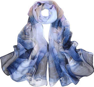 Coonoor Modeschal für Damen,leicht,bedruckt,Blumenmuster,Schal,modische Schals
