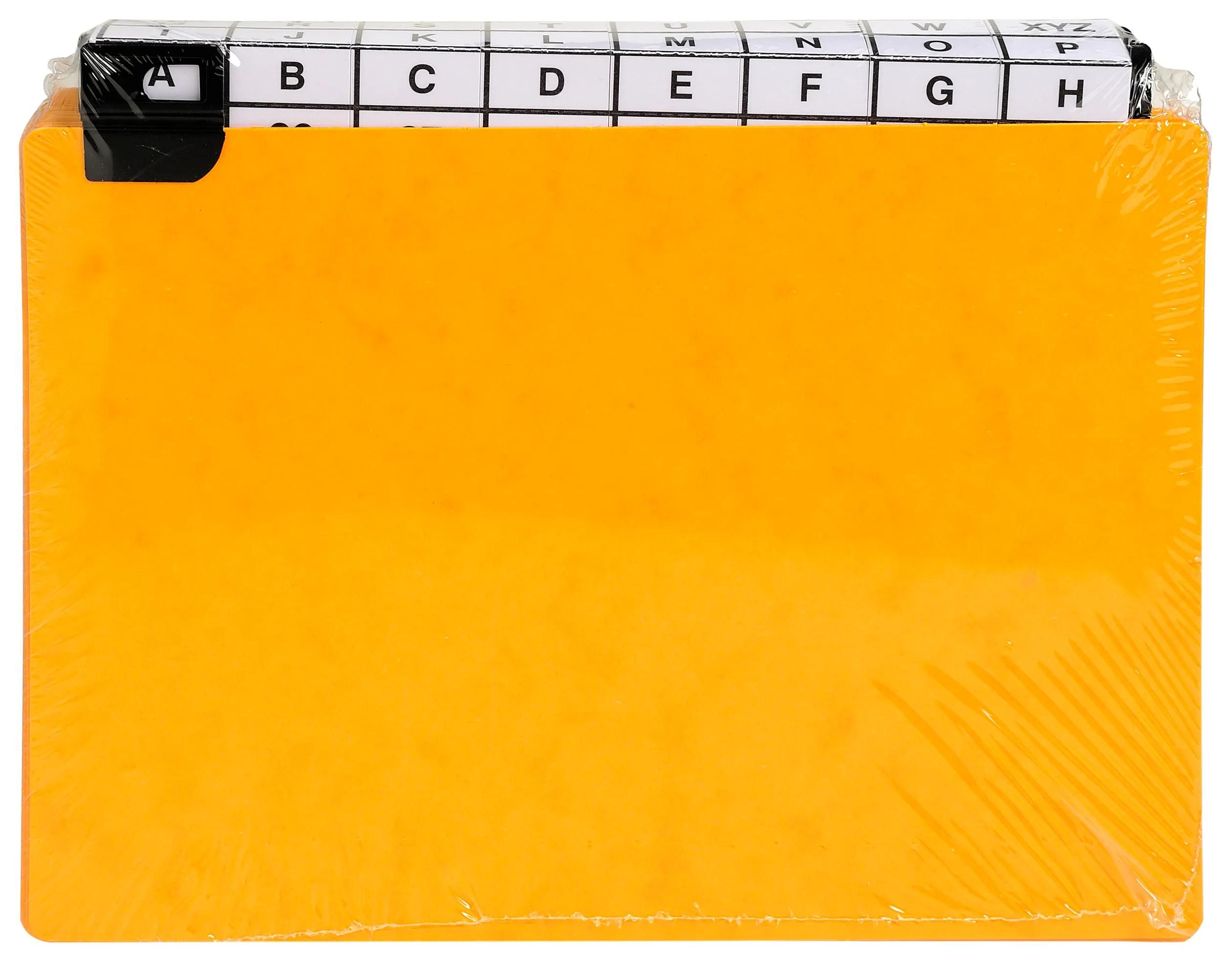 EXACOMPTA Aktenordner 24x Trennblatt Fensterreitern Metall alphabetisch 148x210 mm 13758E