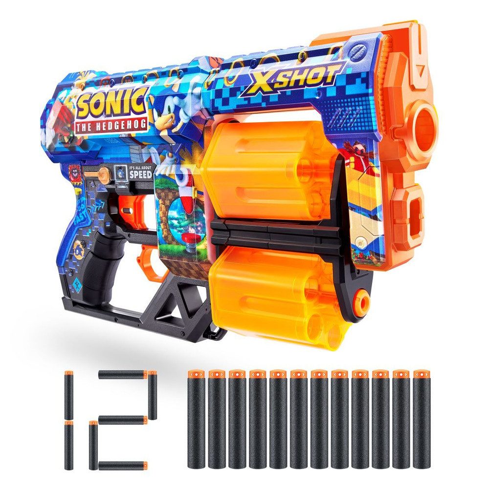 Wasserpistole XShot Skins - Dread Dart Blaster - Sonic