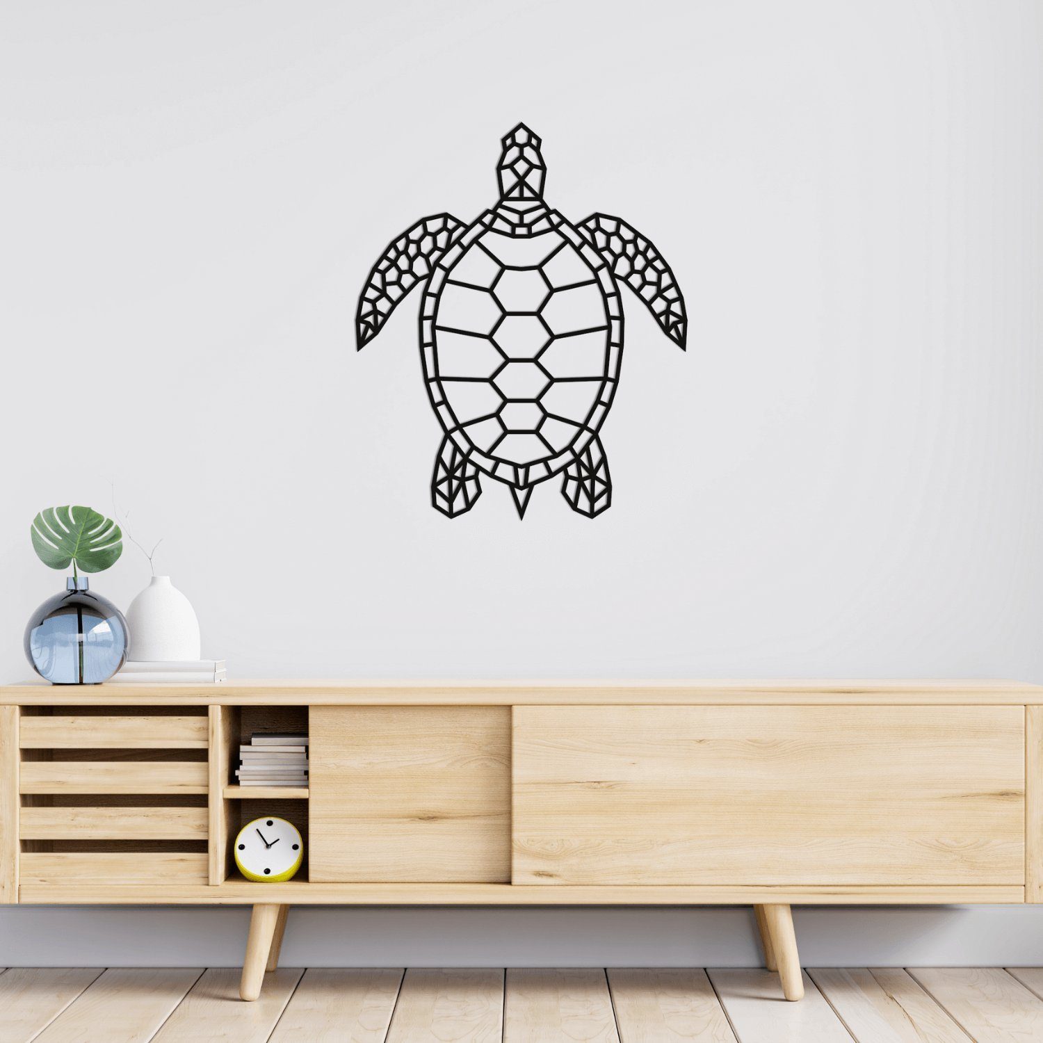 Art Eco Eco-Wood-Art Puzzleteile Puzzle Wandpuzzle, 377 Wood Wasserschildkröte