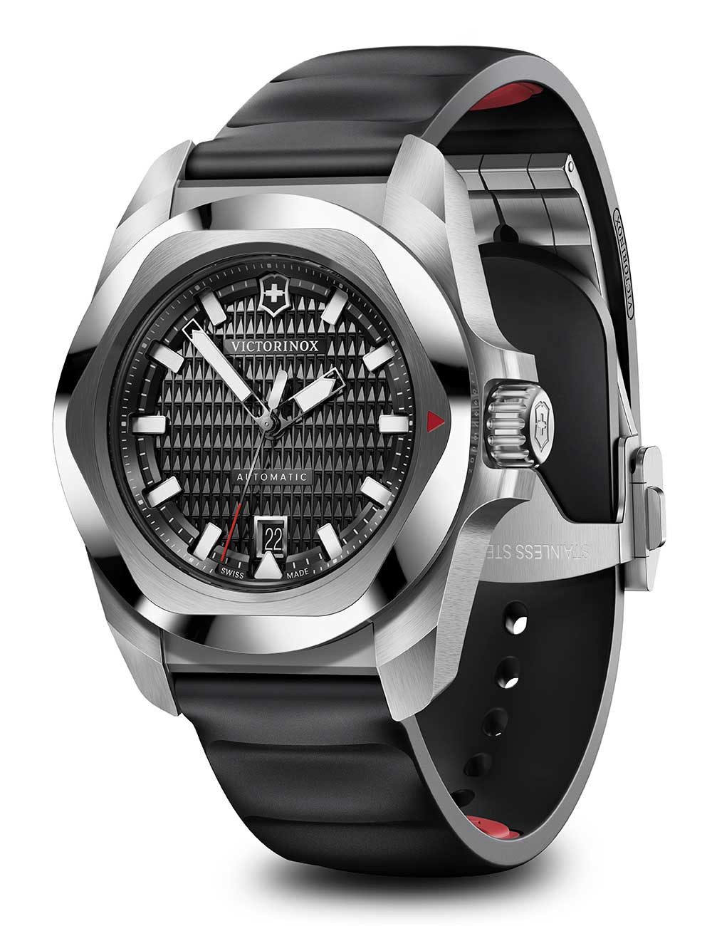 Victorinox Automatikuhr Victorinox 242039 Herrenuhr I.N.O.X. Automatik 41mm 20ATM Victorinox 242039 Herrenuhr I.N.O.X. Automatik 41mm 20ATM