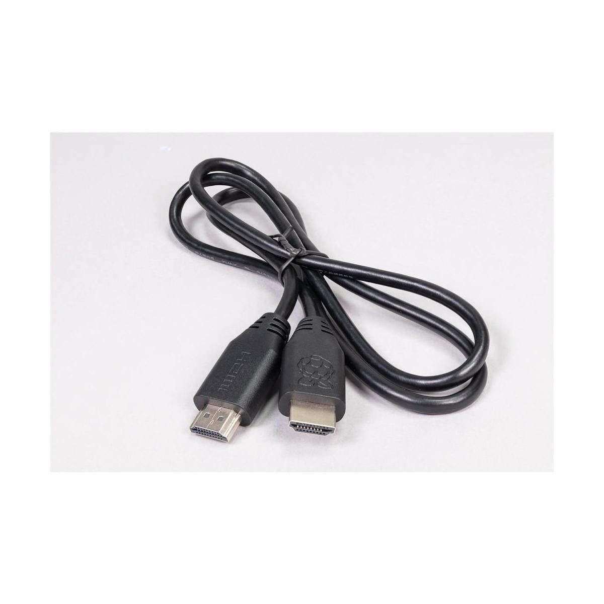 Raspberry Pi Foundation EB30540 - Raspberry Pi Standard HDMI zu HDMI Kabel, 1M, schwarz HDMI-Kabel, HDMI, HDMI (100,00 cm)