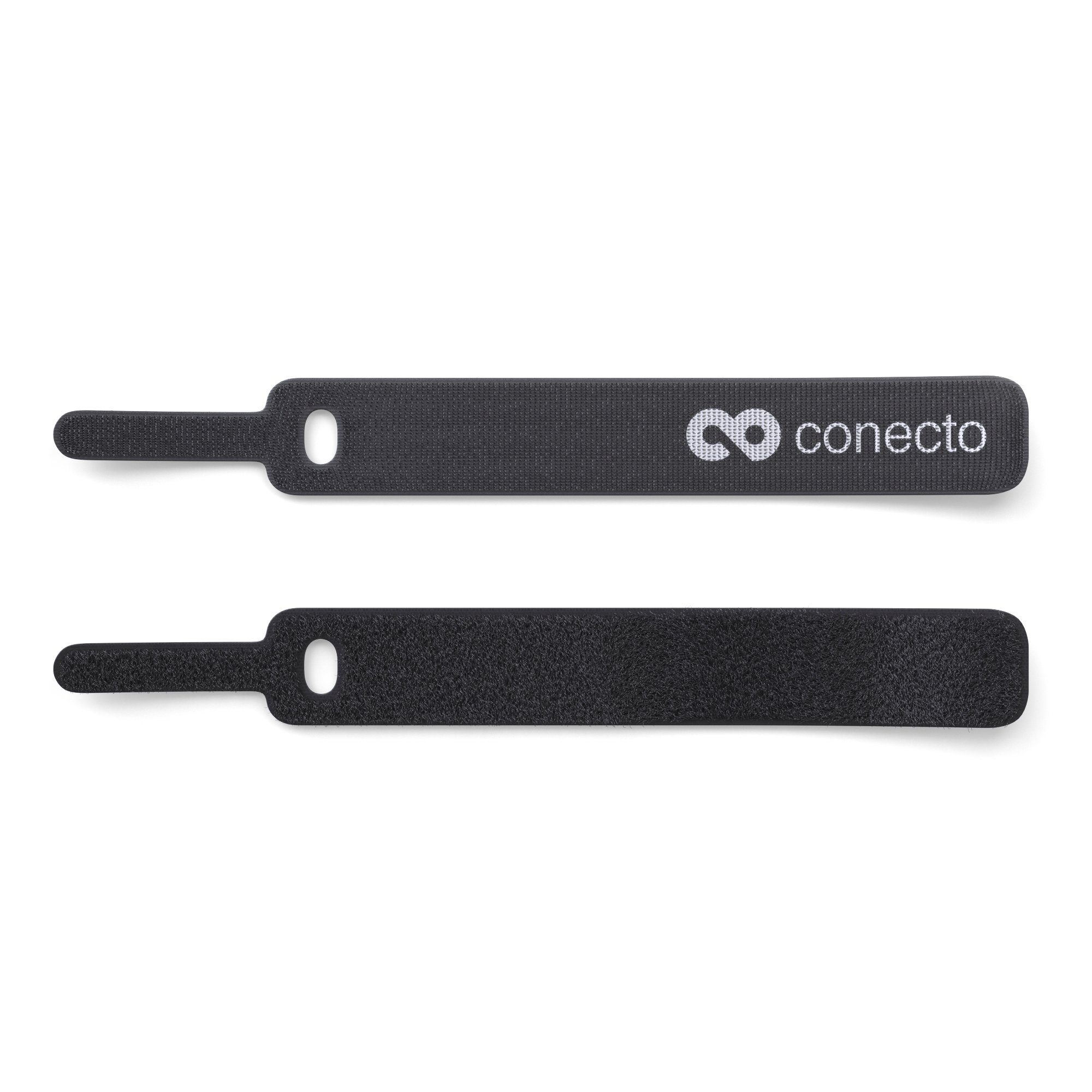 conecto Kabelbinder conecto Klett Kabelbinder 10cm Klettband mit Loop - Kabelmanagement