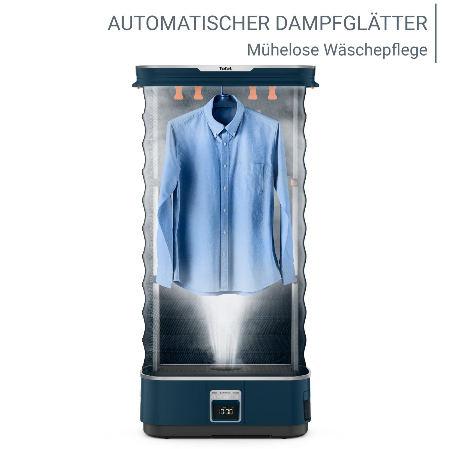Tefal Stand-Dampfglätter YT2020 Care For You First, 1500 W, für Textilien, autom. Entknittern, Desinfizieren und Auffrischen
