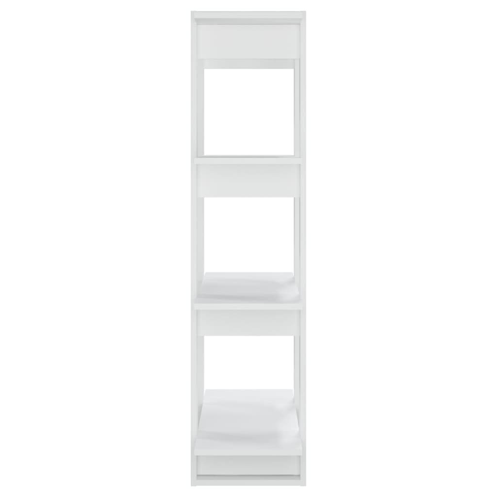 furnicato Bücherregal Bücherregal/Raumteiler Weiß 80x30x123,5 cm
