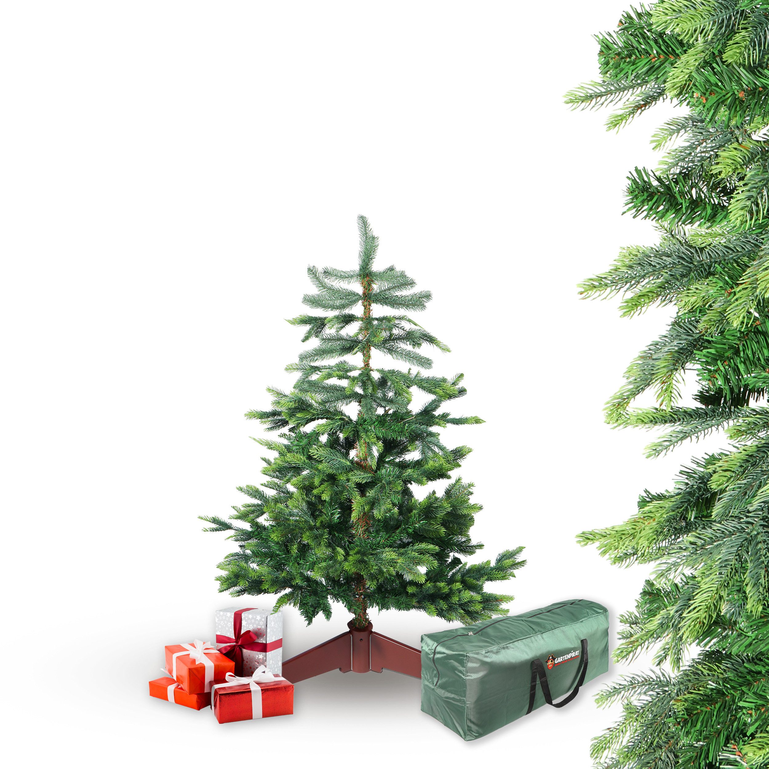 Gartenpirat Künstlicher Weihnachtsbaum BonTree Fichte Christbaum, Fichte, Realistic Look, schwer entflammbar, kein harzen und nadeln