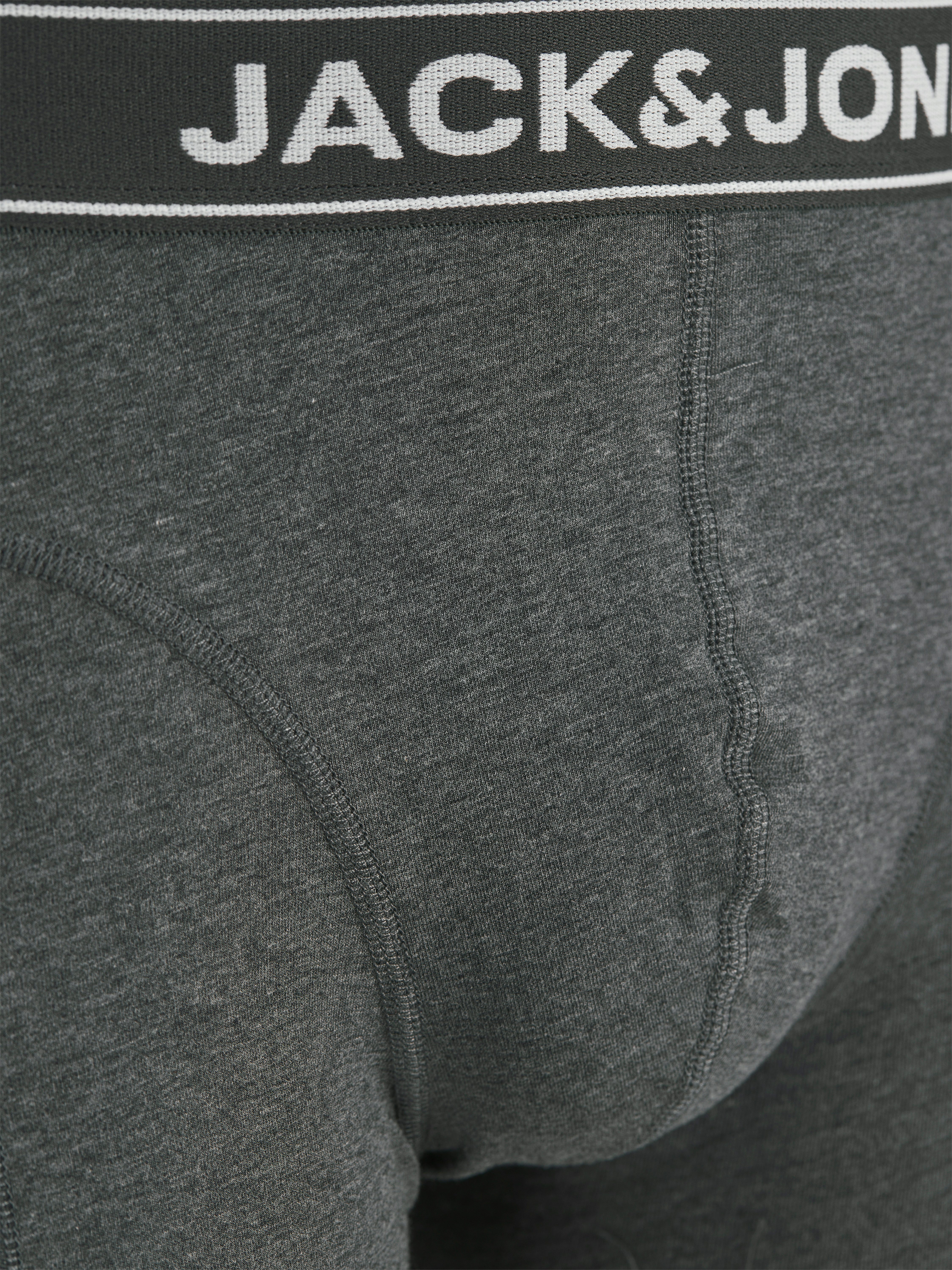 Jack & Jones Trunk JACBLACK – Boxershorts mit Stretch, Jersey und mittlerer Taille (Packung, 3-St) unifarben, modisch, regular fit, Jersey