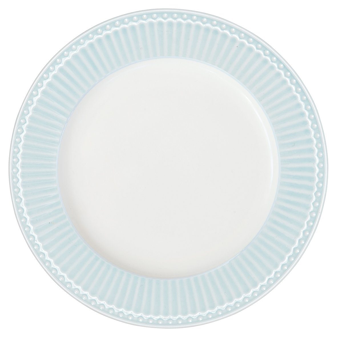 Greengate Speiseteller Alice Speiseteller pale blue 26,5 cm