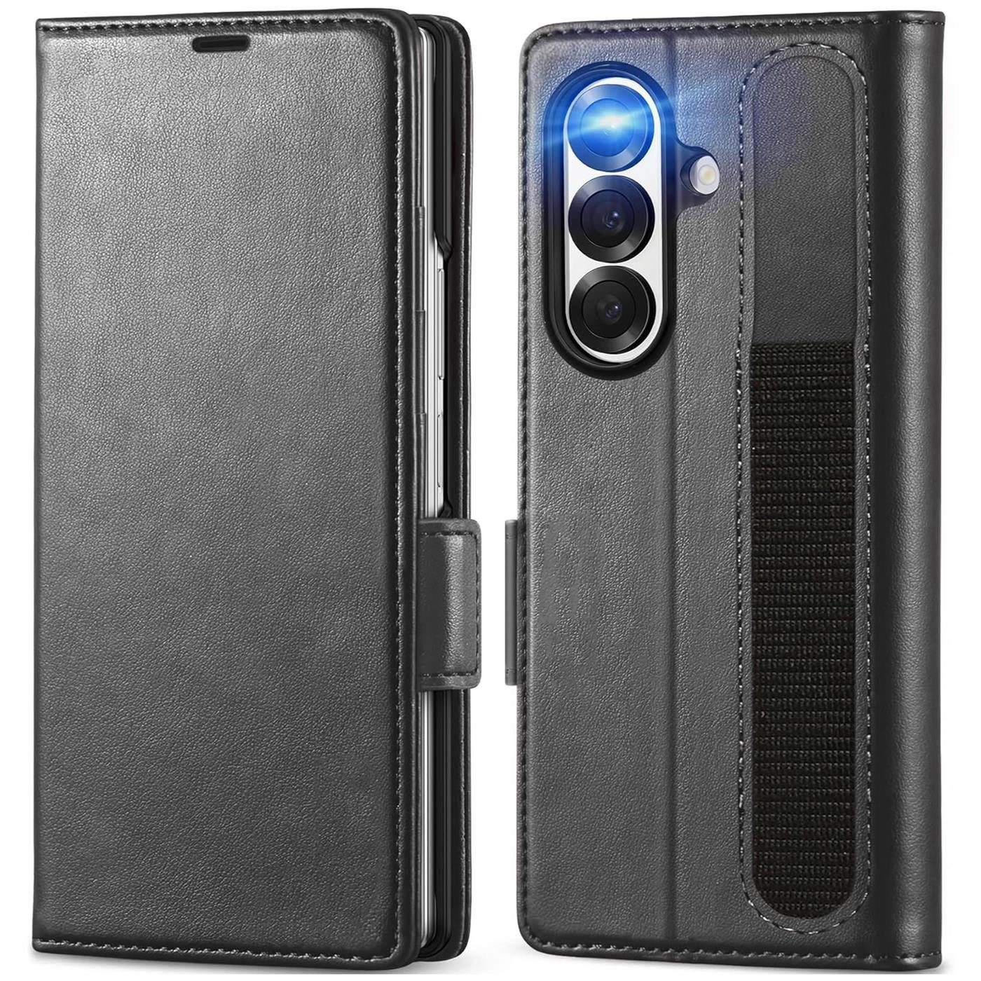 CoolGadget Handyhülle Book Case Elegance Tasche für Samsung Galaxy Z Fold 7 8 Zoll, Hülle Halter für Pen Flip Case für Samsung Z Fold 7 5G Schutzhülle