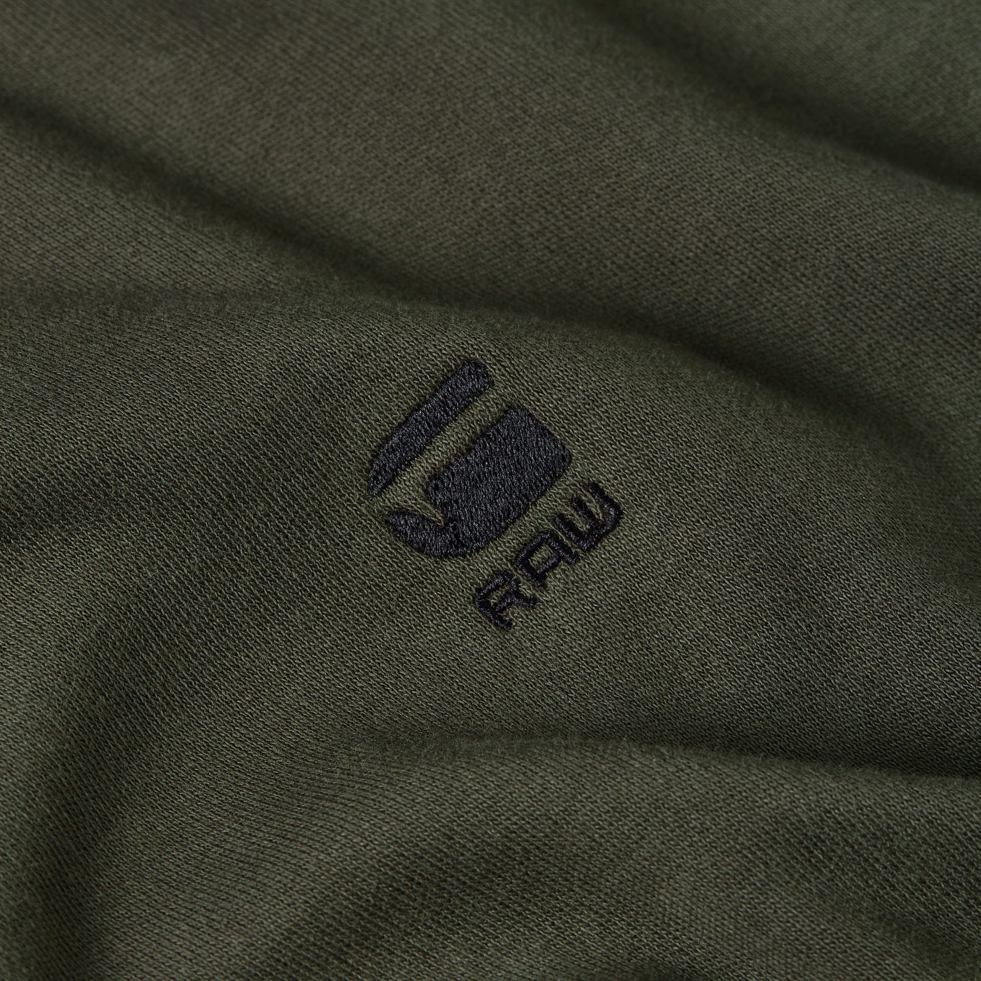 G-STAR Longsleeve Nifous R mit geripptem Einsatz vorne