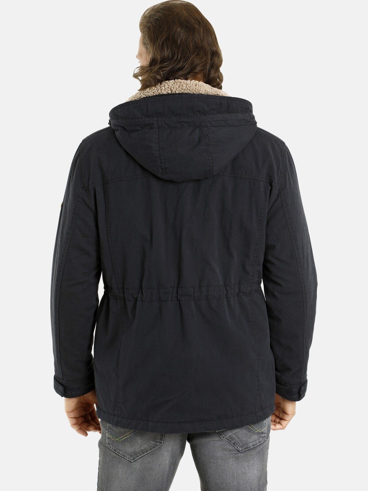 Jan Vanderstorm Outdoorjacke LUDVIG abnehmbarer Webpelzkragen günstig online kaufen