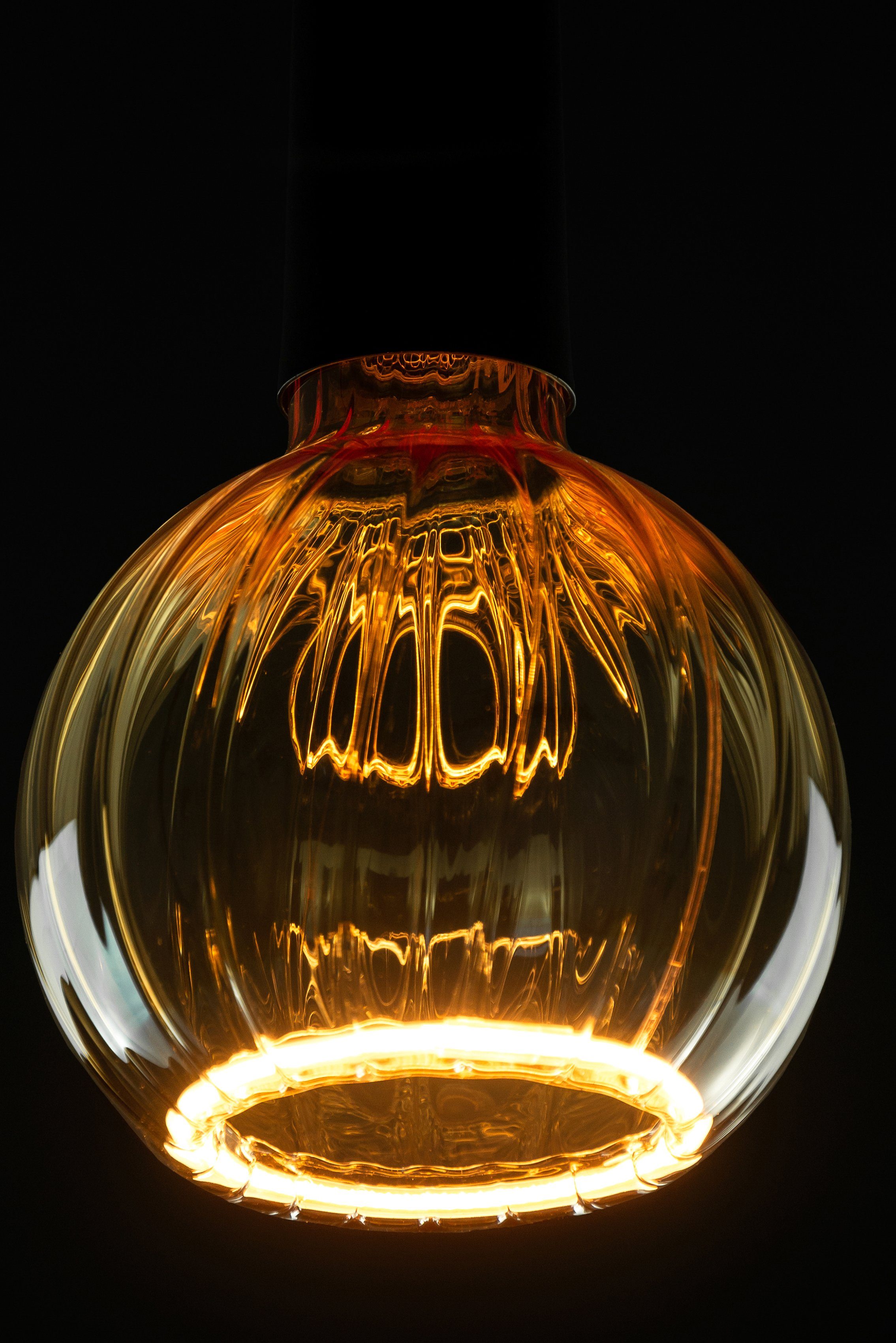 SEGULA E27, straight straight gold, 125 gold LED-Leuchtmittel Floating dimmbar, Floating LED Warmweiß, Globe Globe E27, 125