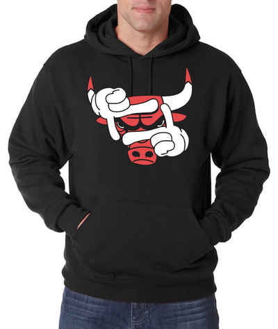 Youth Designz Kapuzenpullover Bulls Herren Hoodie Pullover mit modischem Print