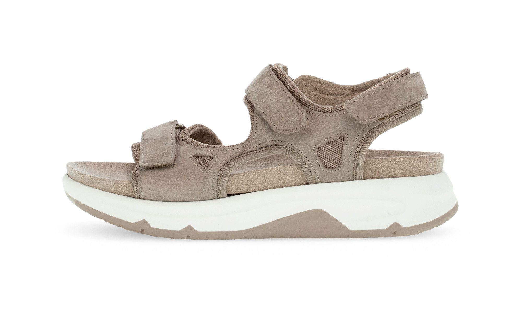 rollingsoft Sandalette Keilabsatz, Riemchensandale mit typischer Laufsohle, G-Weite (weit)