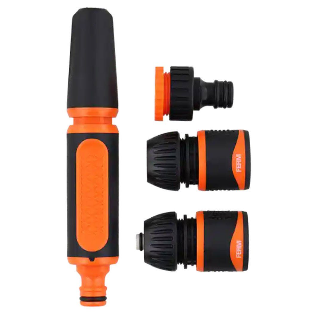 Schlauchadapter Verbindungsset 4tlg. HTA1007 Gartenschlauch-Anschluss-Set