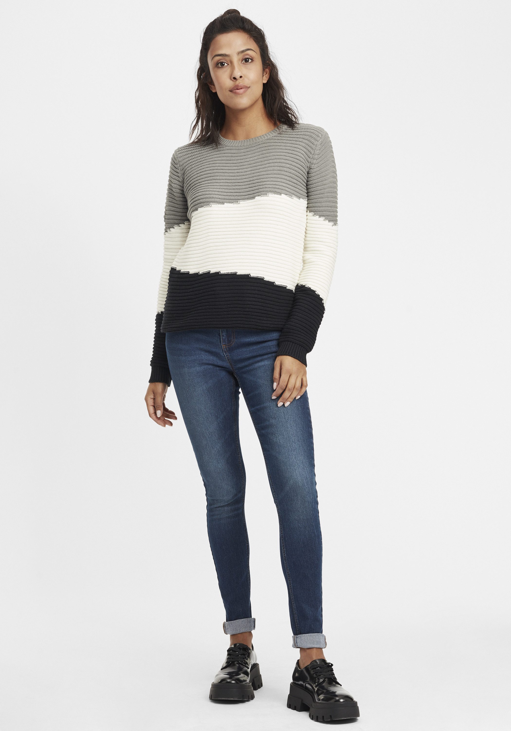 OXMO Strickpullover OXOlma Pullover in Fein-Strick günstig online kaufen