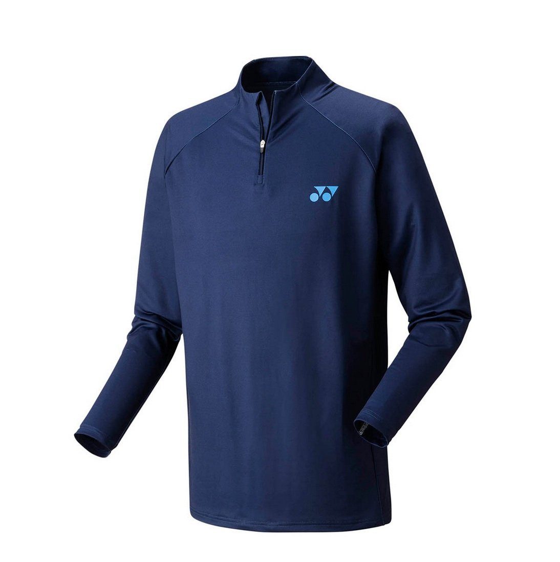 Yonex Langarmshirt 1/2 Zip Club Team marineblau Herren
