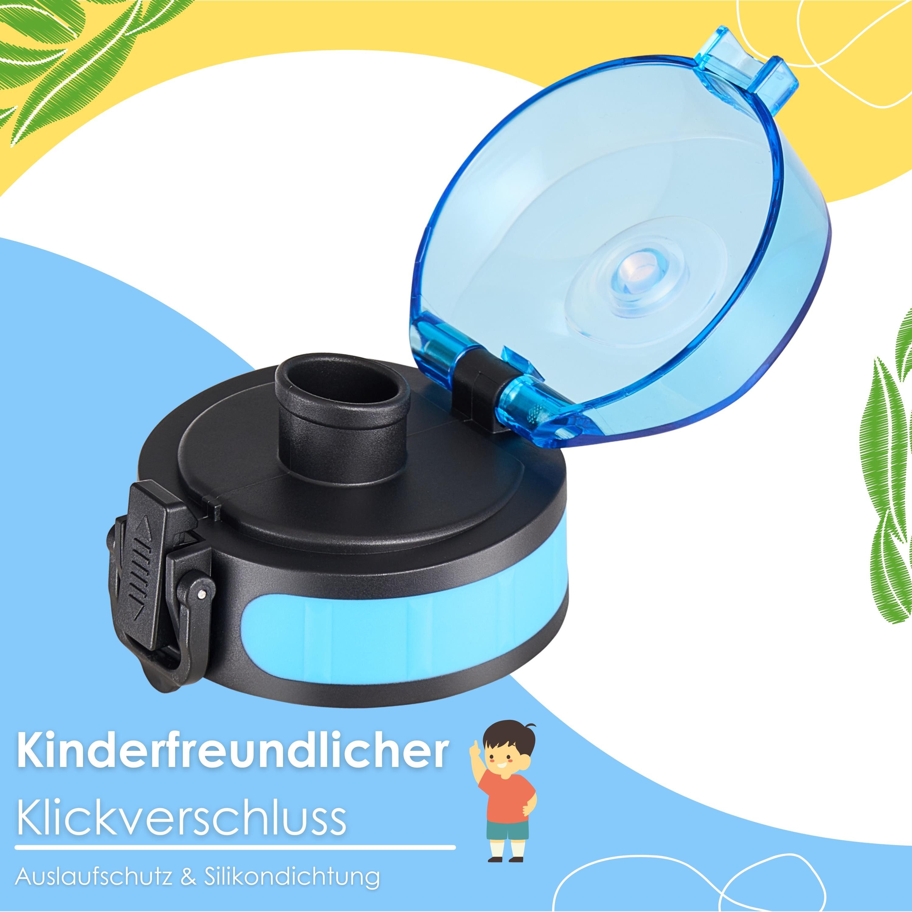 ecosa Trinkflasche EO-8190 yummy buddy, BPA-frei,Tritan,spülmaschinengeeignet,lebensmittelecht,robust