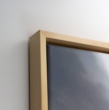 myposterframe Einzelrahmen Canvas Schattenfuge Leerrahmen für Leinwandbild Eris, (1 Stück), 18x24 cm, Buche