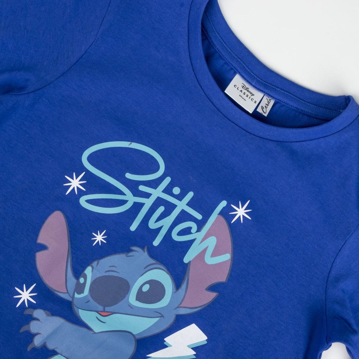 Cerda Pyjama Disney Stitch Schlafanzug Kinder aus Baumwolle – Bild 2 von 4