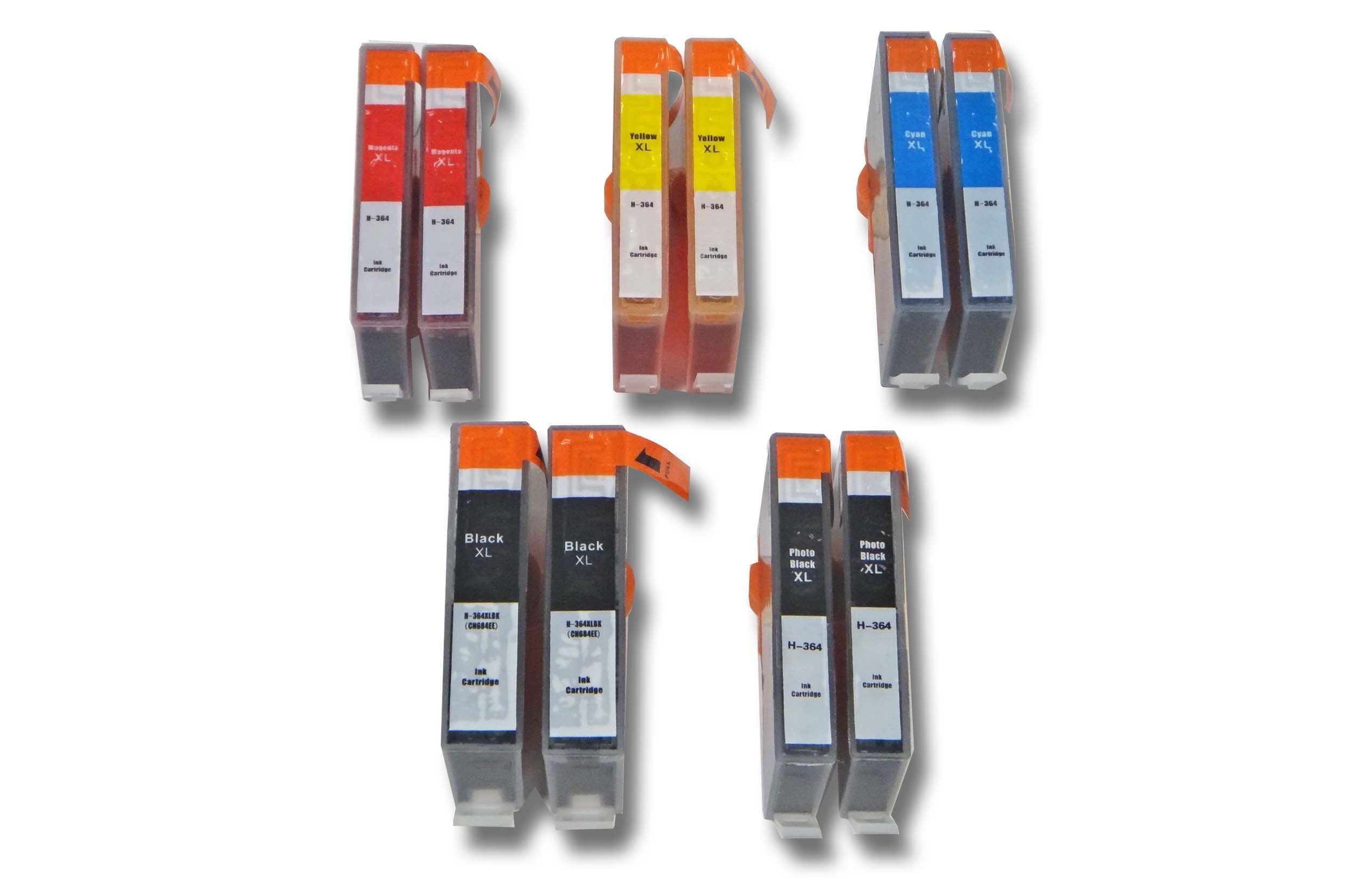 vhbw Tintenpatrone (passend für HP Photosmart B010A, 7520 Drucker & Kopierer Tintenstrahldrucker)