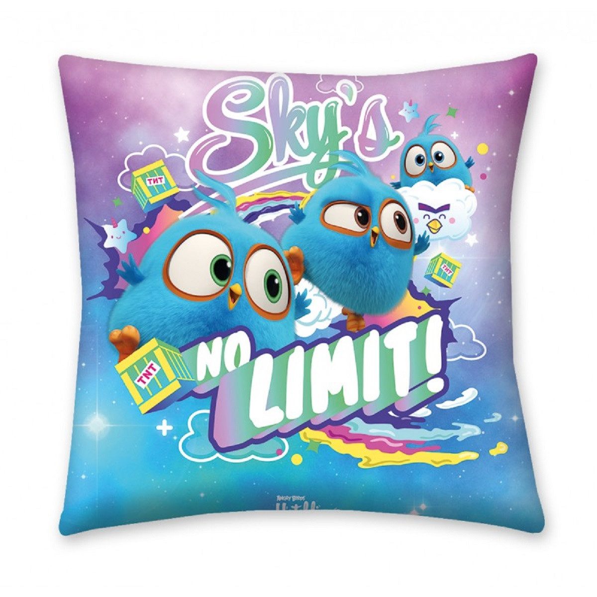 ANGRY BIRDS Dekokissen - Kuschelkissen (1 Stk) 40 x 40 cm aus Polyester