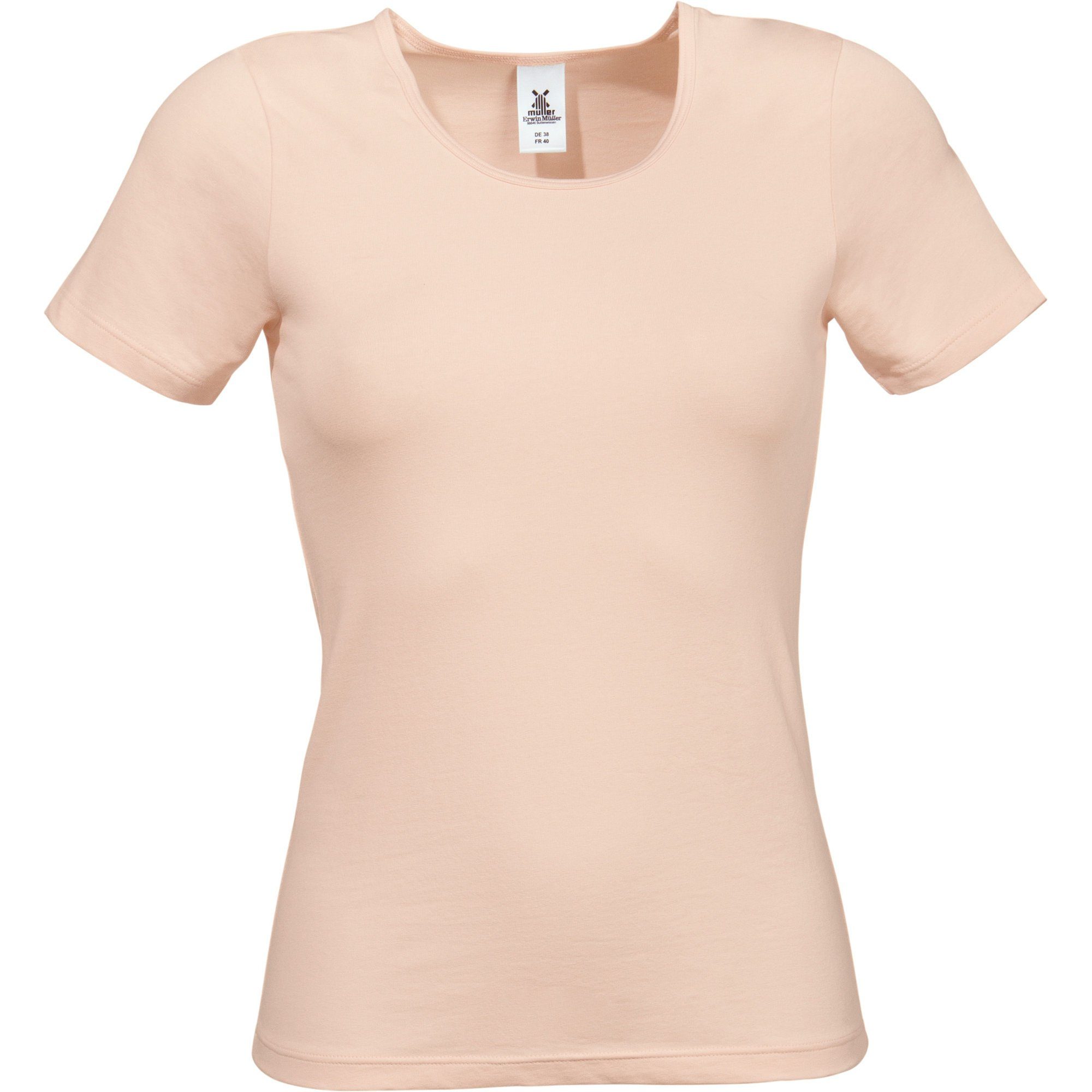 Erwin Müller T-Shirt Damen-Unterhemd, 1/2-Arm 2er-Pack Single-Jersey Uni günstig online kaufen