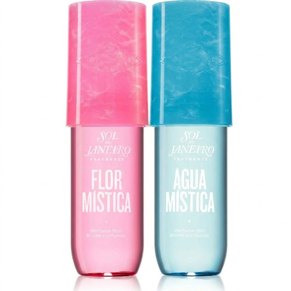 Sol de Janeiro Gesichts- und Körperspray Sol de Janeiro Flor Mística und Água Mística Mist Duo, Limitierte Duftnebel Kombination mit floralen und aquatischen Noten