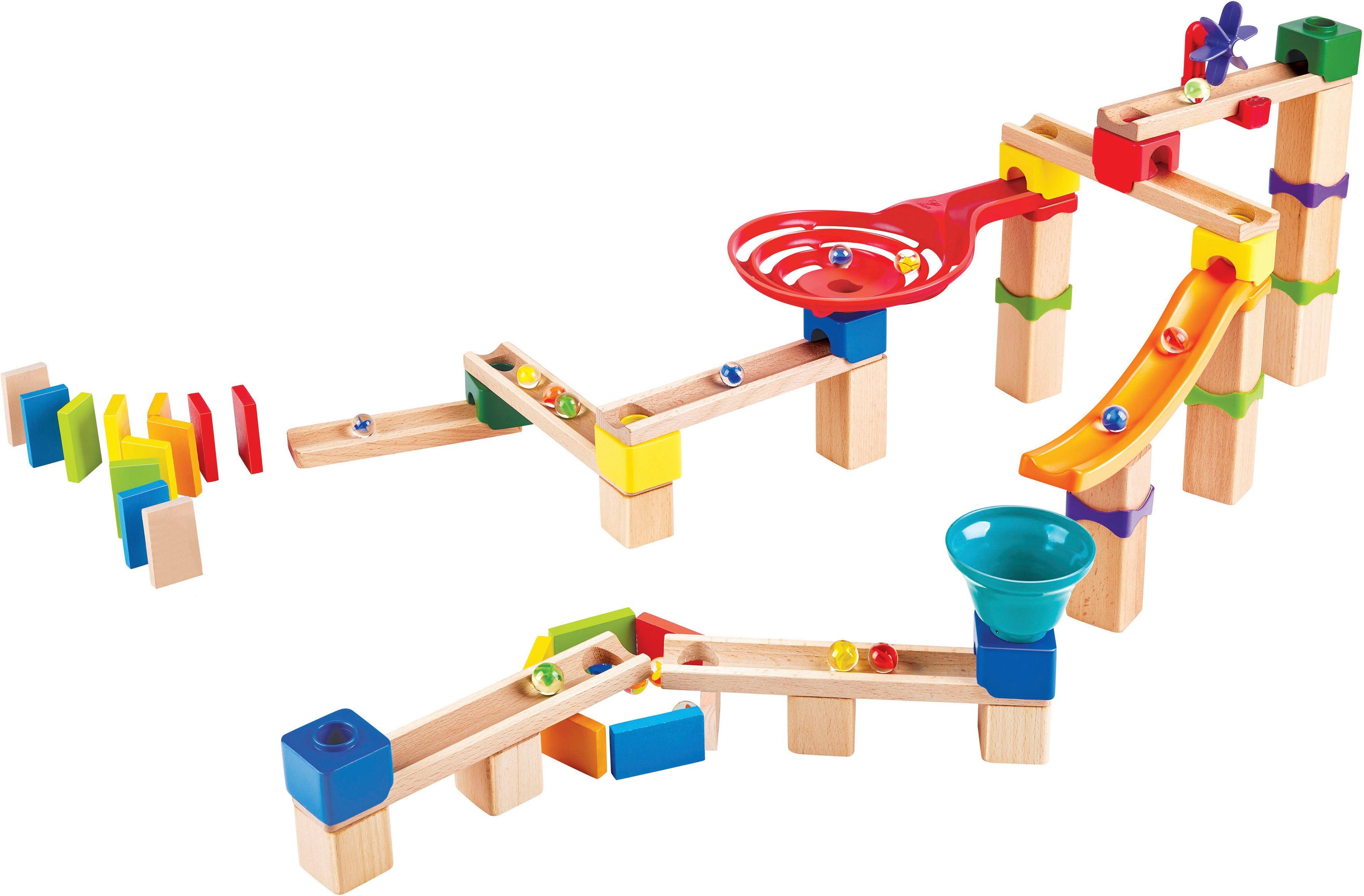 Hape Kugelbahn Rasante Murmelbahn mit Domino