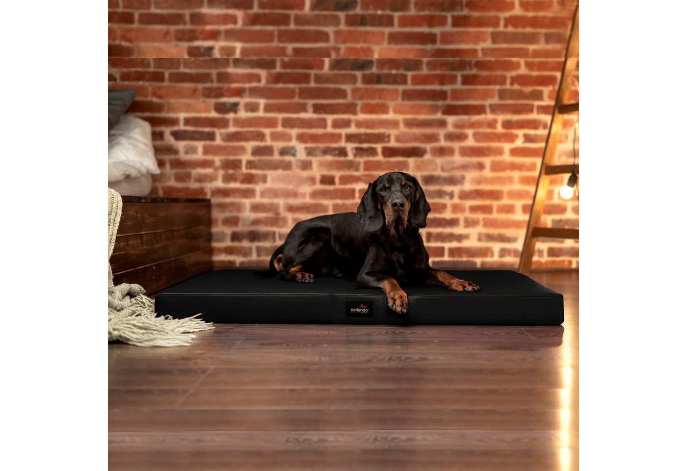 Thumbnail - tierlando® Tierbett tierlando® Orthopädische Hundematratze ALICE EASY CLEAN Kunstleder Hun