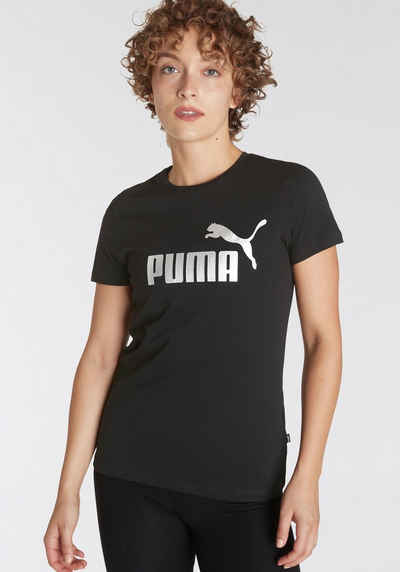 PUMA T-Shirt ESS+ METALLIC LOGO TEE