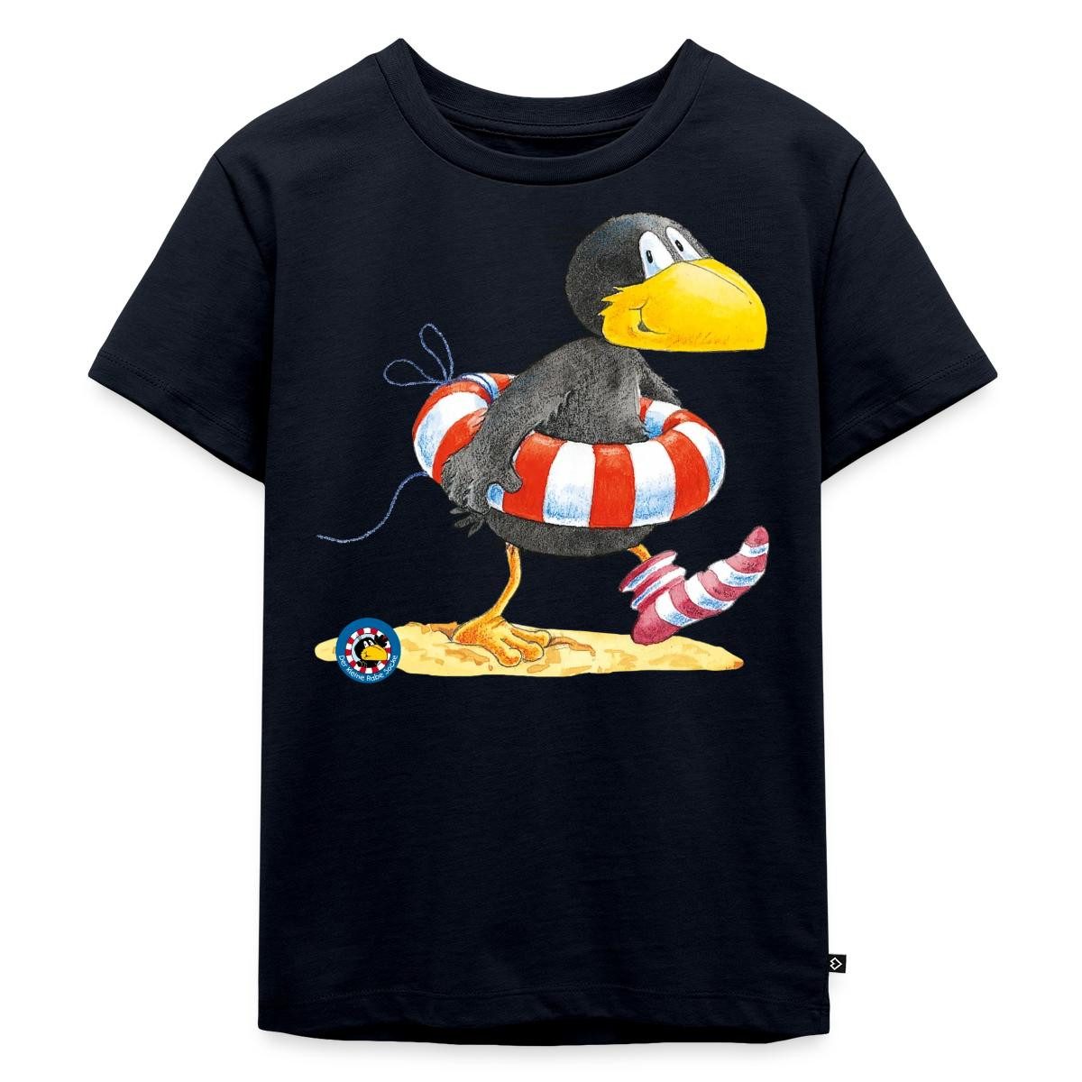 T-Shirt Der kleine Rabe Socke mit Schwimmreifen Kinder Premium T-Shirt