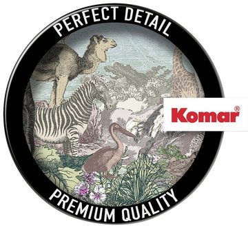 Komar Fototapete Animal Kingdom, (1 St), 125x125 cm (Breite x Höhe), rund und selbstklebend