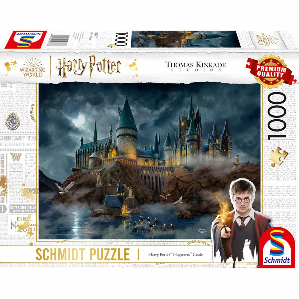Schmidt Spiele Puzzle Harry Potter Hogwarts Castle Kinkade 1000 Teile, 1000 günstig online kaufen