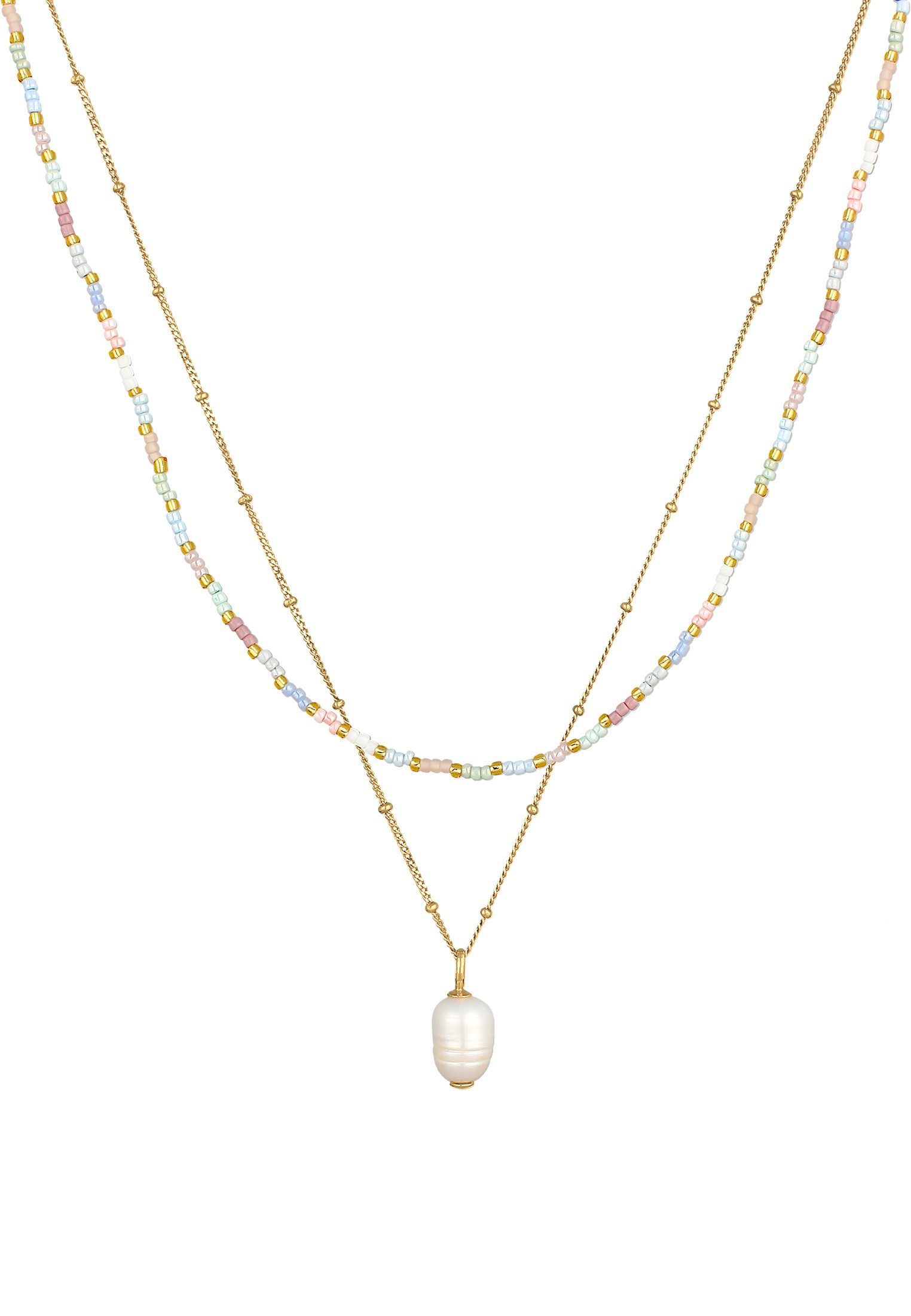 Elli Kette mit Anhänger Layer Süßwasserperle günstig online kaufen