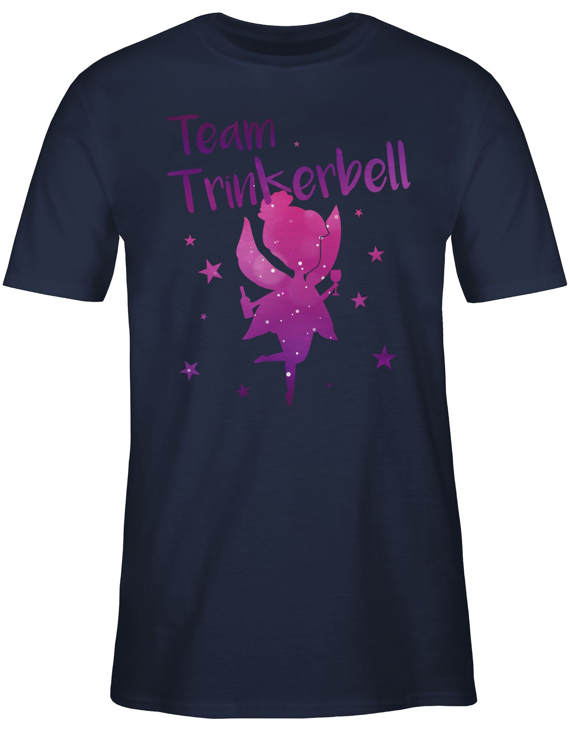 Shirtracer T-Shirt Team - Trinkerbell Karneval Outfit 2 Navy Blau
