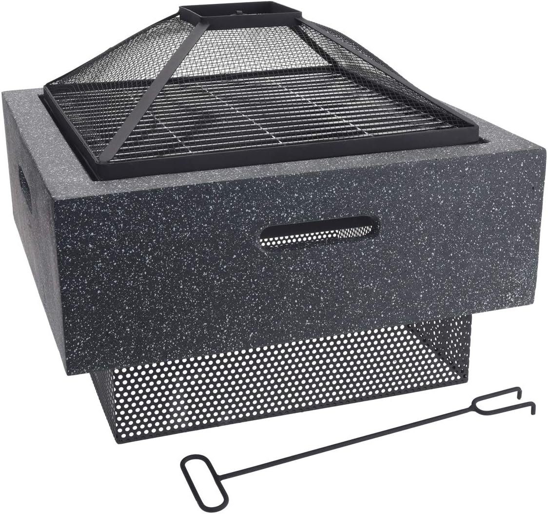 made2trade Feuerstelle Premium Grill, mit abnehmbarem Grillrost