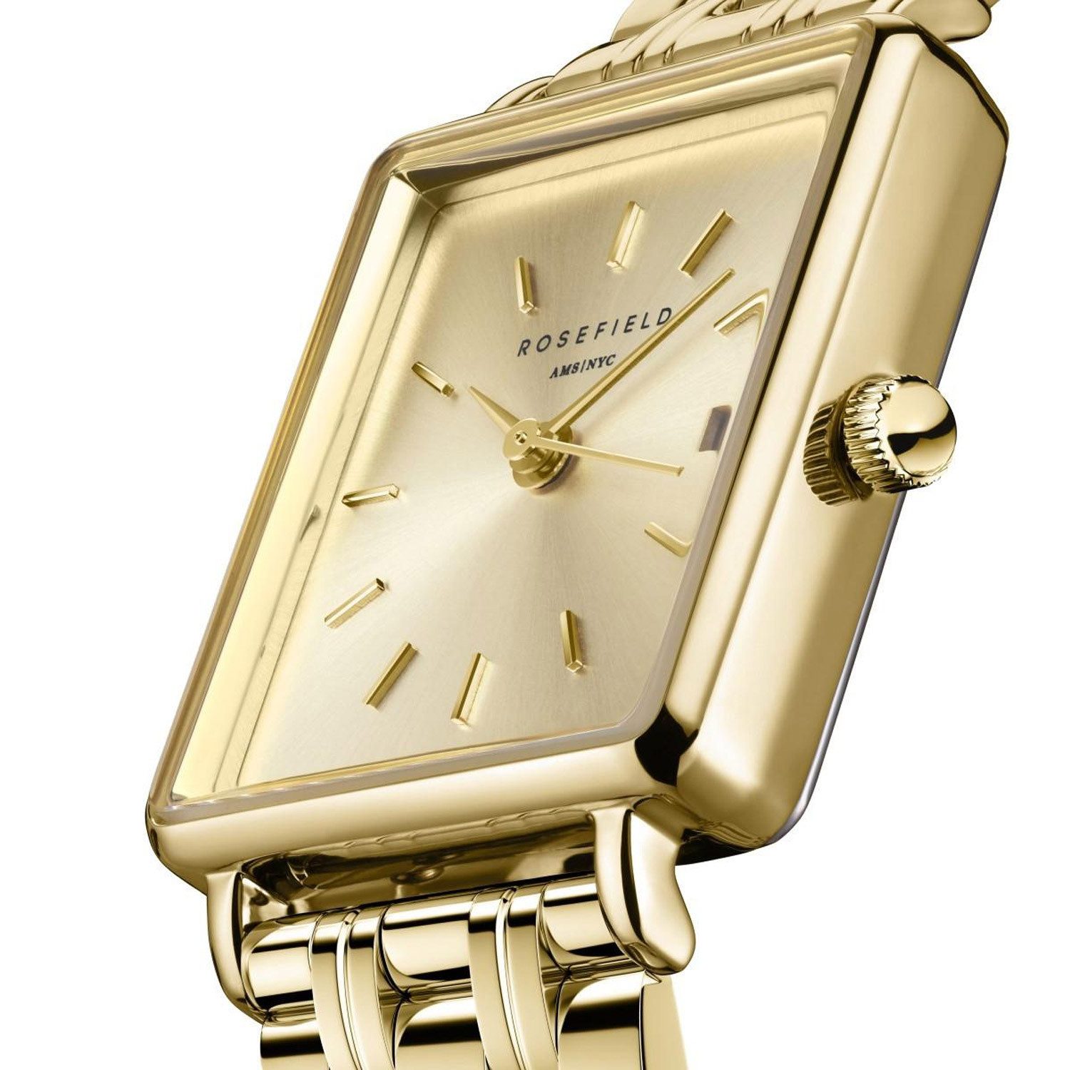 ROSEFIELD Quarzuhr Boxy XS Champagne günstig online kaufen