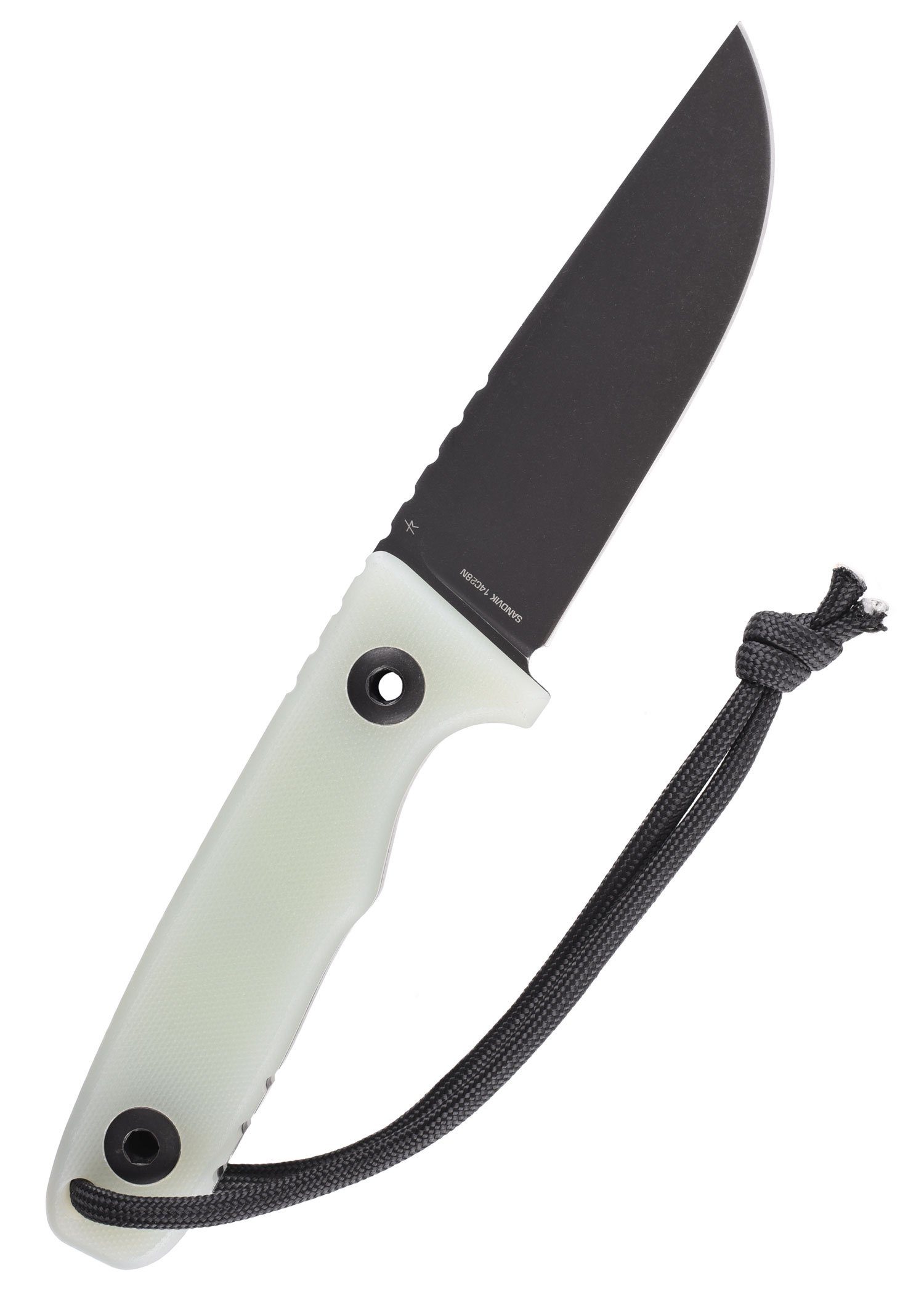 Battle Merchant Universalmesser Schnitzel TRI Outdoormesser Jade G10 Kydexscheide, rostfrei