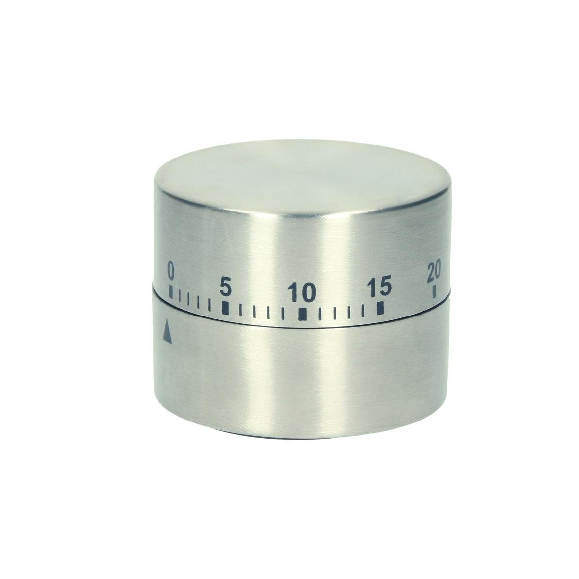 Eieruhr Falun, Hochwertige Küchenuhr Mechanisch Moderner Kurzzeitmesser Küchen Timer Eieruhr aus Edelstahl mit Magnet Küchenwecker Küchenhelfer