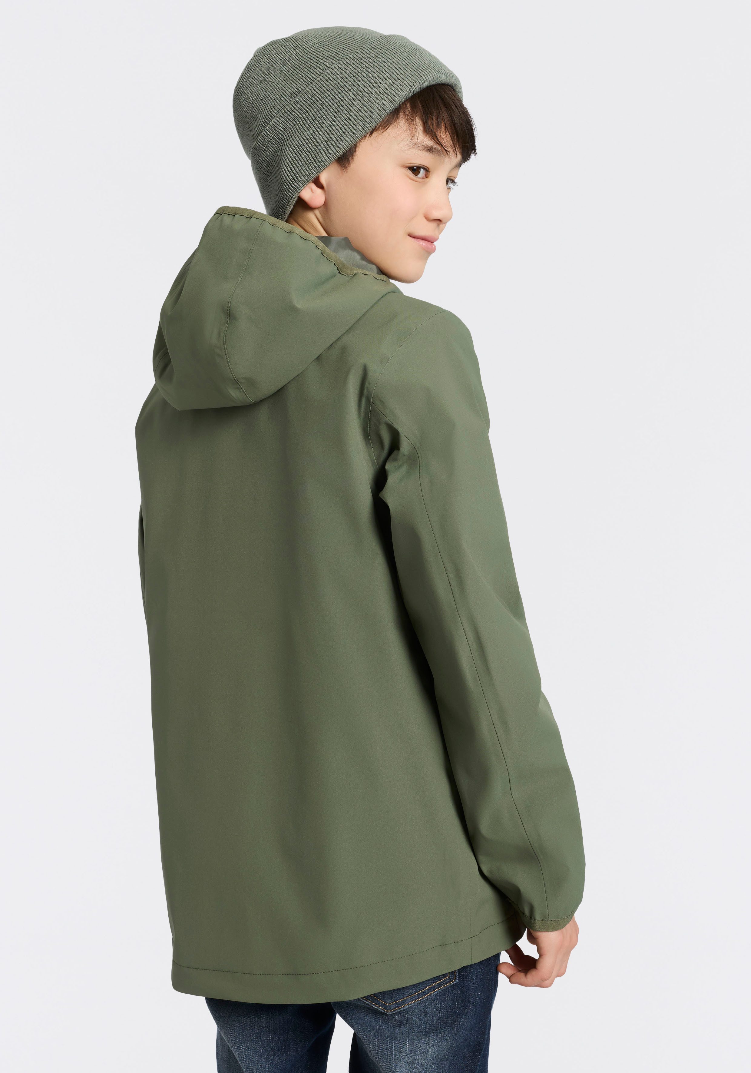 CMP Funktionsjacke KID JACKET FIXED HOOD für Kinder, Übergangsjacke, sportlicher Stil, aus Polyester