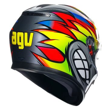 AGV Motorradhelm K3 Birdy 2.0 grau-gelb-rot